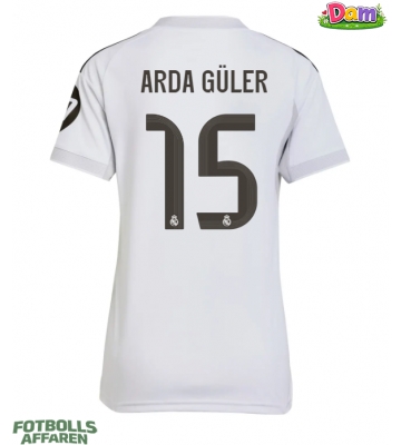 Real Madrid Arda Guler #15 Hemmatröja Kvinnor 2025-26 Kortärmad